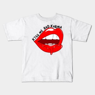 Bad Karma Miley Cyrus Lyrics Kids T-Shirt